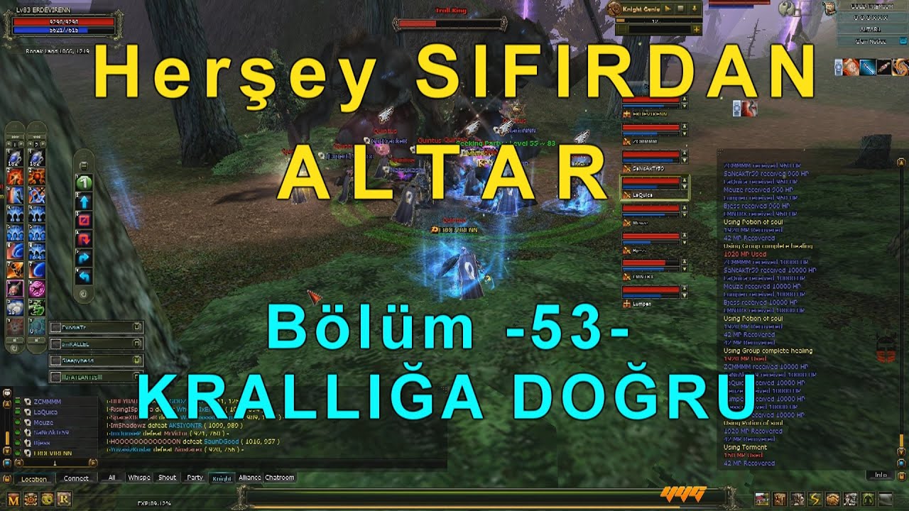 Herşey SIFIRDAN ALTAR | Bölüm -53- KRALLIĞA DOĞRU !  (Knight Online).