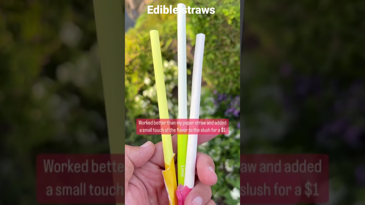 Edible straws 2023 now come in 10 amazing flavours for you to enjoy