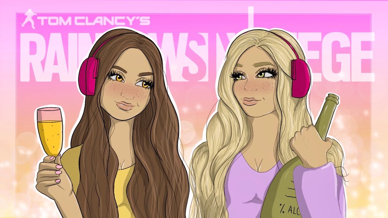 drunk girls play siege lol