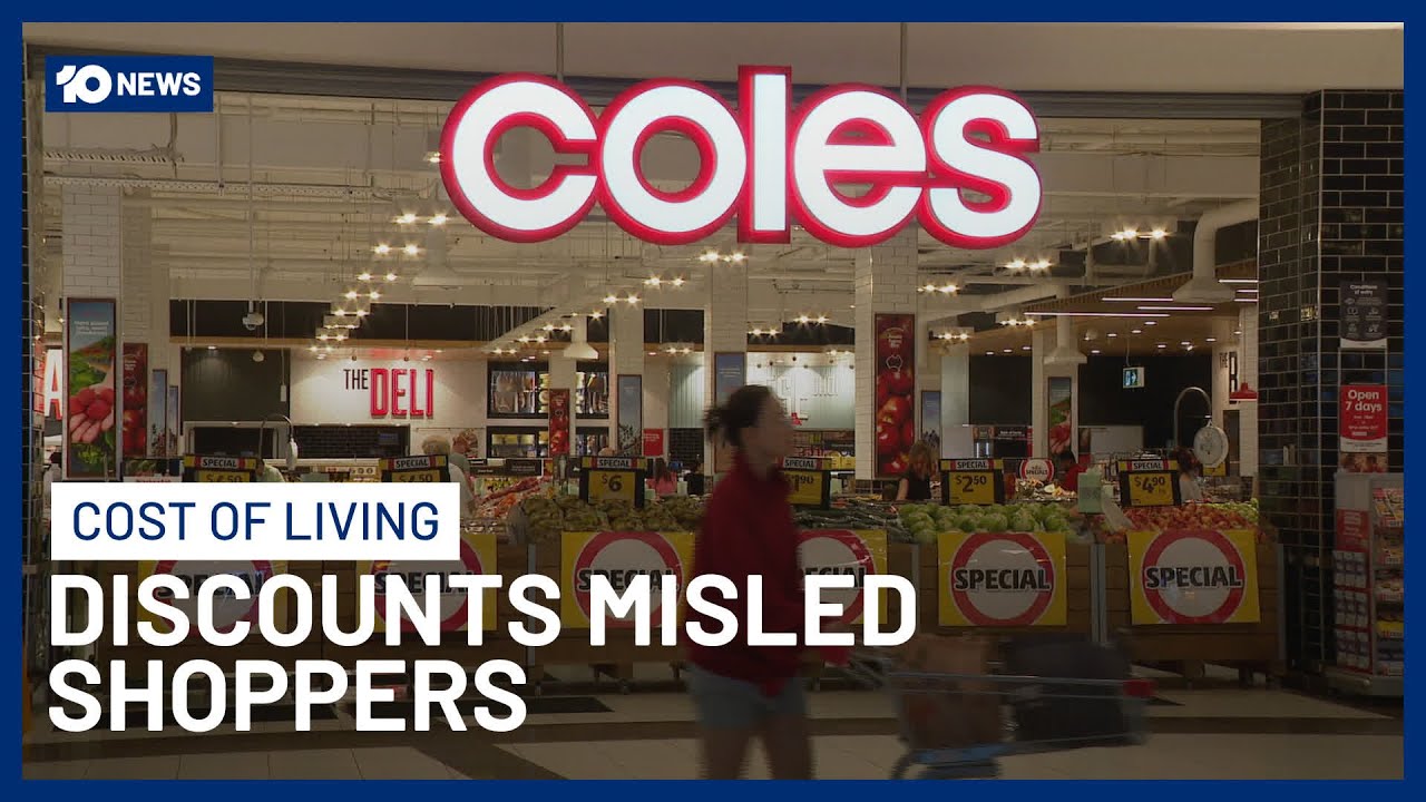 Решение ACCC по делу Coles: рекламная кампания &laquo;Down Down&raquo; ввела покупателей в заблуждение | 10 News