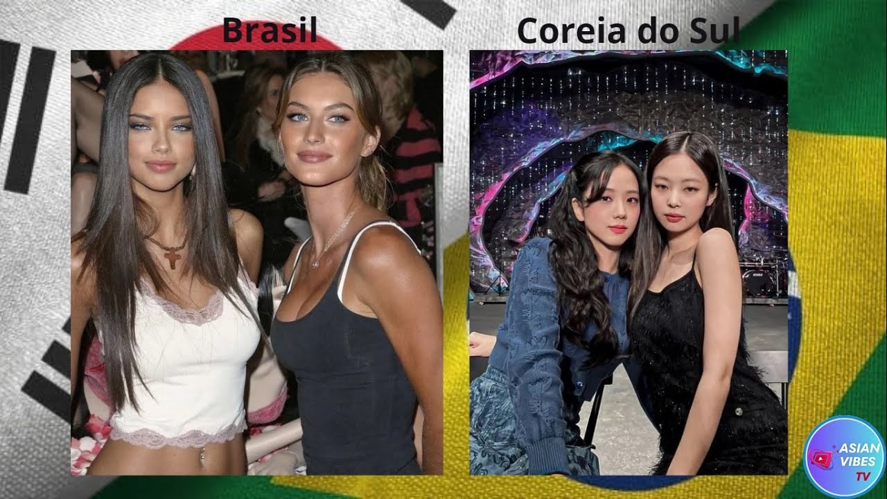Padr&atilde;o de Beleza: Brasil e Coreia do sul
