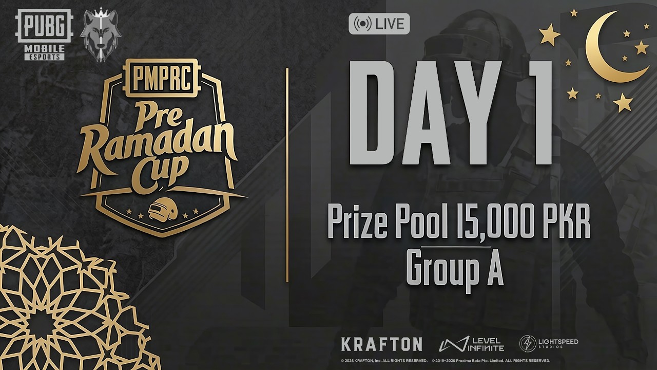 PUBG Mobile Esports Tournament Live 🔥 | 15,000 Prize Pool | Day 1 Group A Matches