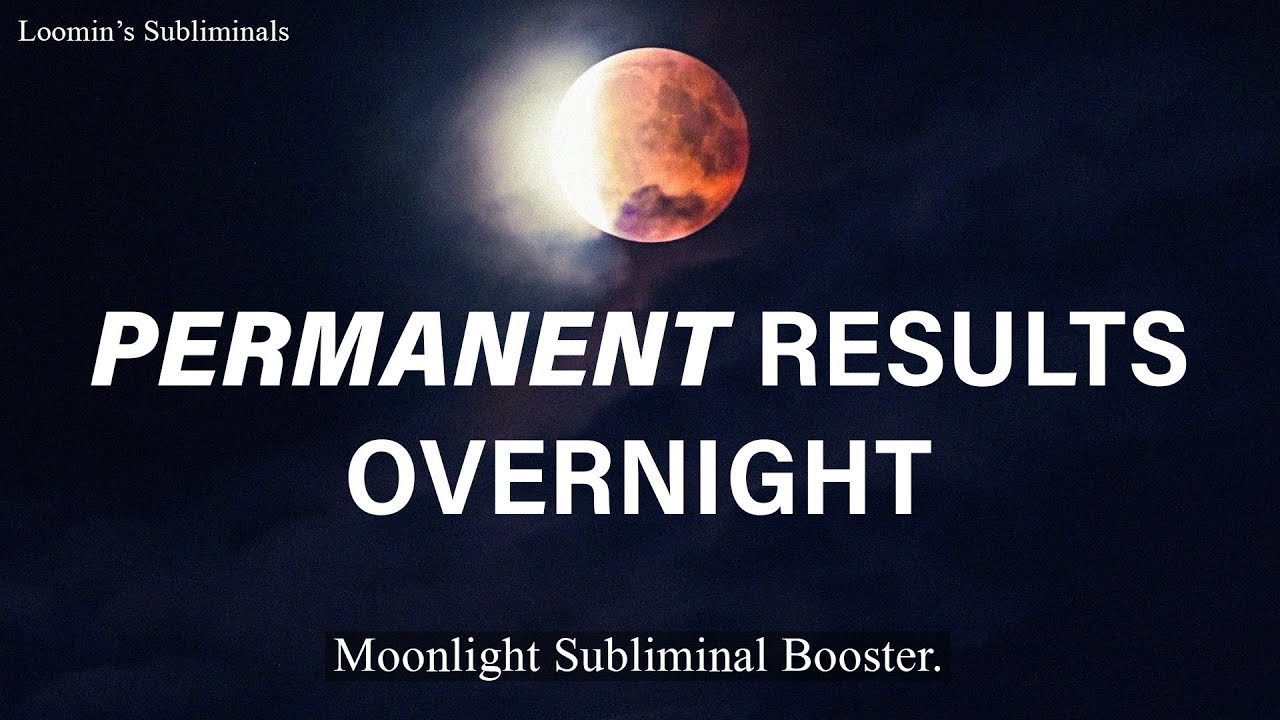 PERMANENT RESULTS OVERNIGHT  - EXTREME BOOSTER - SUBLIMINAL