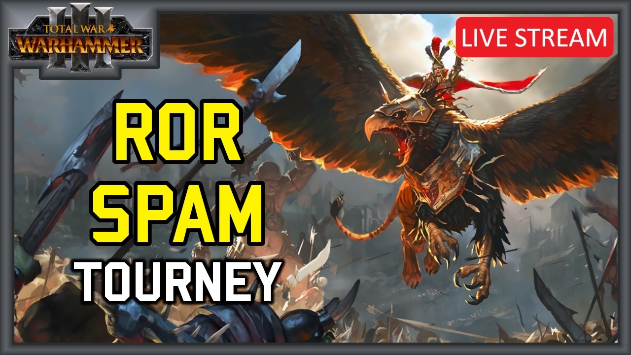 RoR Faction Wars! - Tournament Stream - Total War Warhammer 3