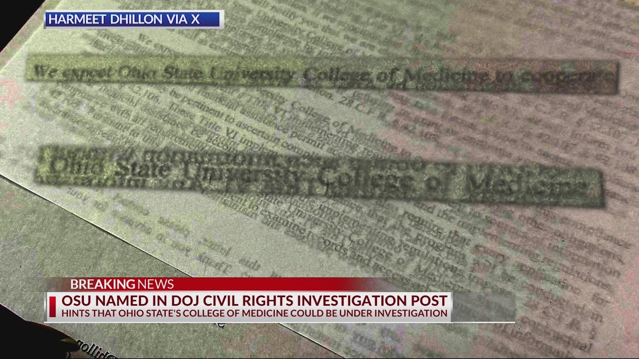 DOJ appears to launch investigation into Ohio State University College of Medicine