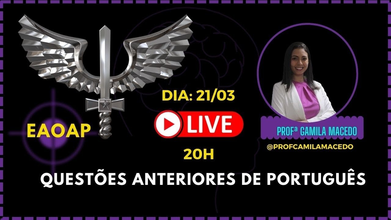 Aul&atilde;o de Portugu&ecirc;s - quest&otilde;es anteriores da FAB #gratuito #portugu&ecirc;s #gram&aacute;tica #EAOAP