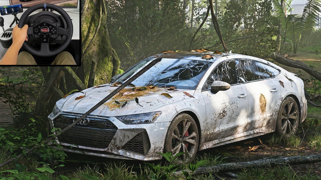 Rebuilding an Audi RS7 Sportback - Forza Horizon 5 (Steering Wheel + Shifter) | GameSir T4 Nova Lite