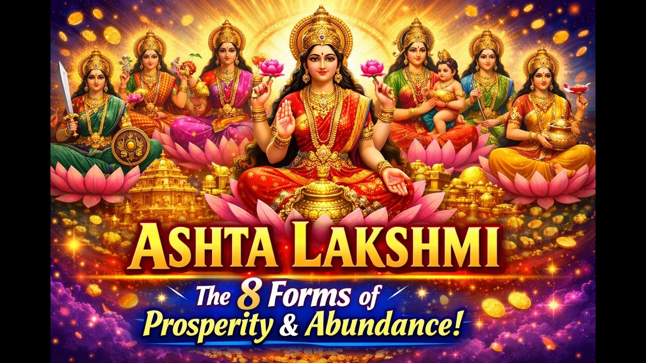 Ashta Lakshmi - The 8 Forms of Prosperity & Abundance! #religion #lakshmidevi #devi