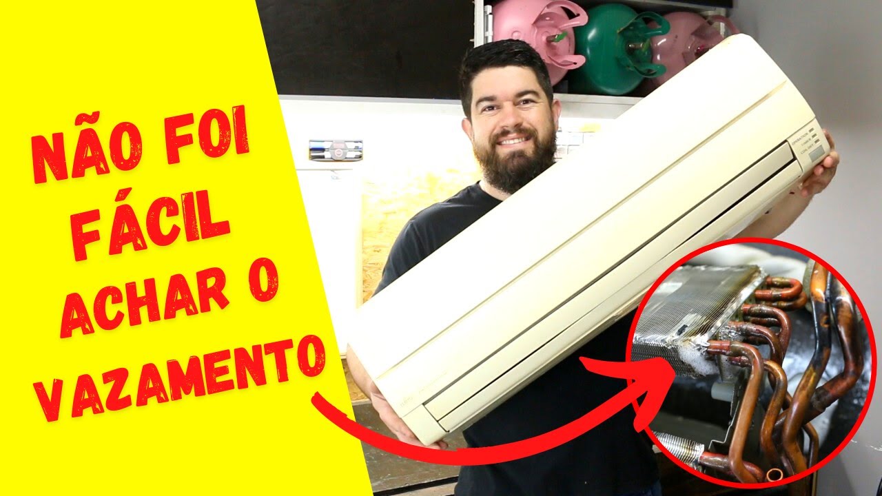 ❄Micro VAZAMENTO ar condicionado INVERTER - Vem comigo DESCOBRIR na prática