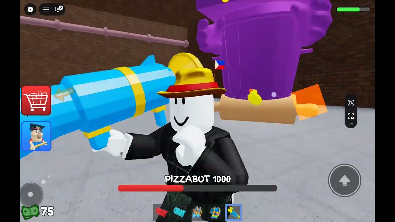 Beating the pizzabox 1000 in epic school escape 