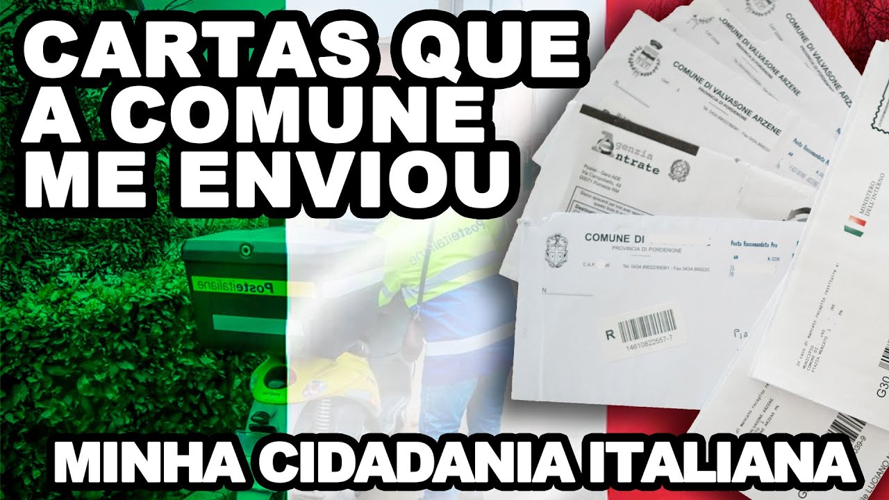 CIDADANIA ITALIANA SEM ASSESSORIA - CARTAS QUE RECEBI DURANTE O PROCESSO
