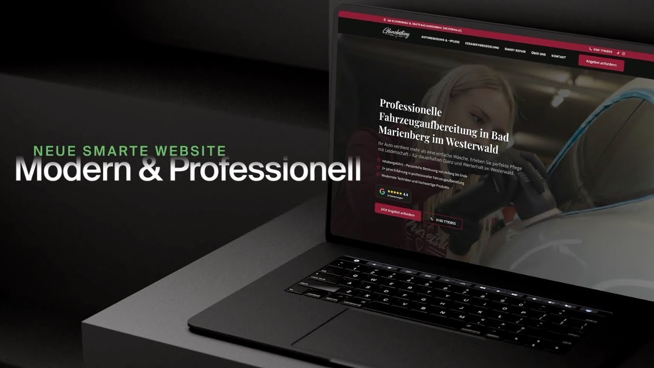 Website-Launch für Autoaufbereitung | Die smarte Website für Glanzleistung WW im Überblick 💻 ✨