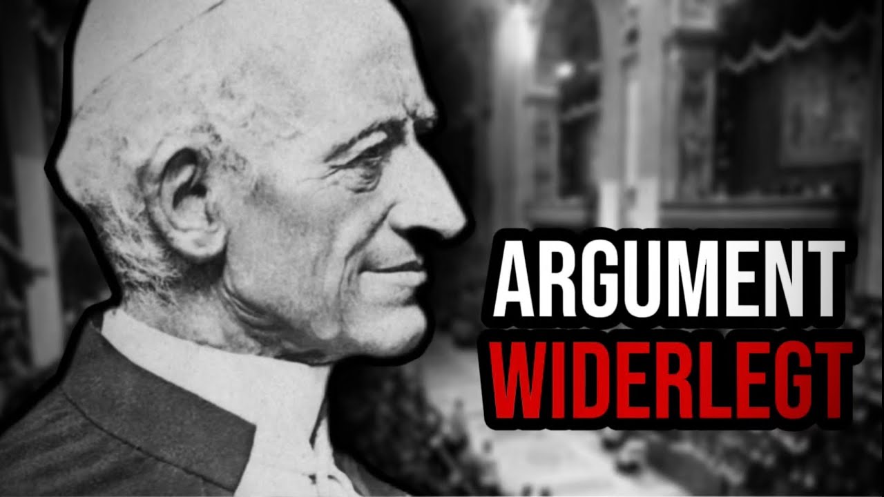 Das häufigste Argument gegen den Sedisvakantismus widerlegt! (Universelle und friedliche Akzeptanz) 