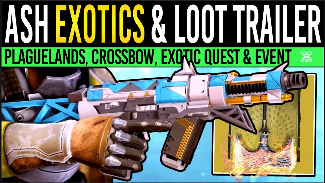 Destiny 2: NEW EXOTICS REVEALED & PLAGUELANDS WEAPONS! Crossbow, Warmind Loot, Exotic Quest & Event!