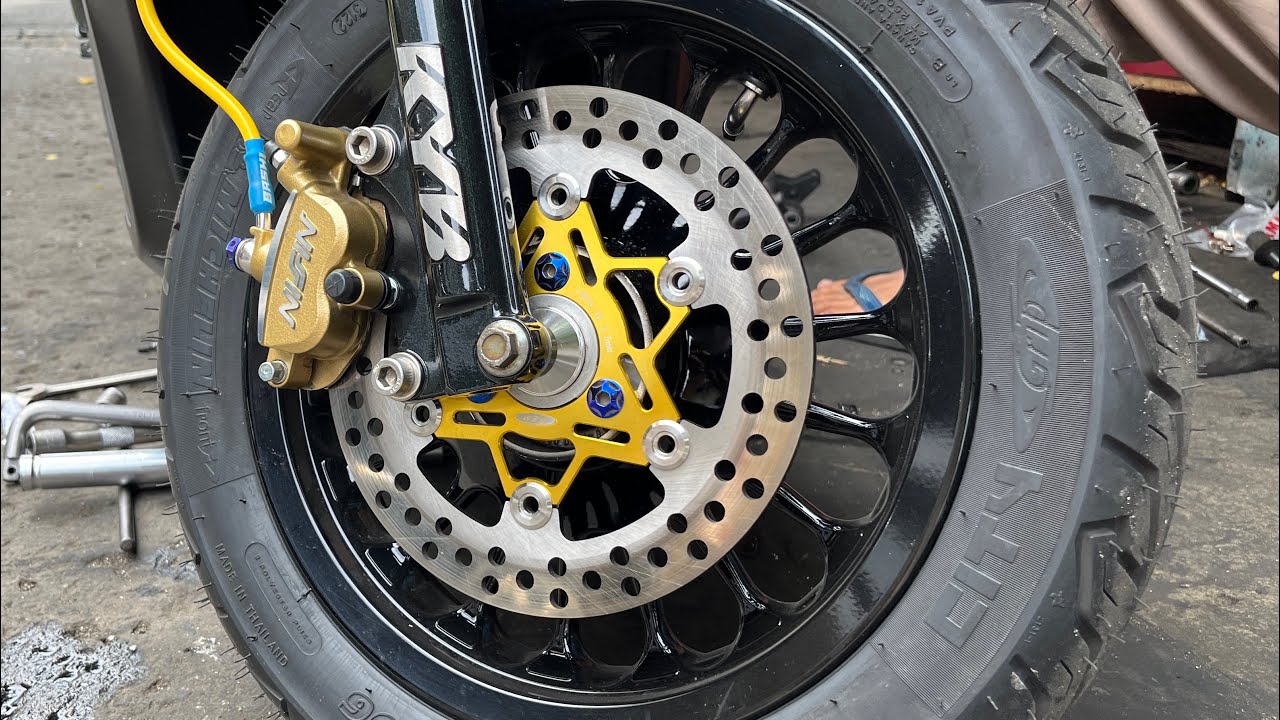 VELG VND 12 / Ban MICHELIN. Mio Sporty, Fino Karbu Pakai VELG Mio J