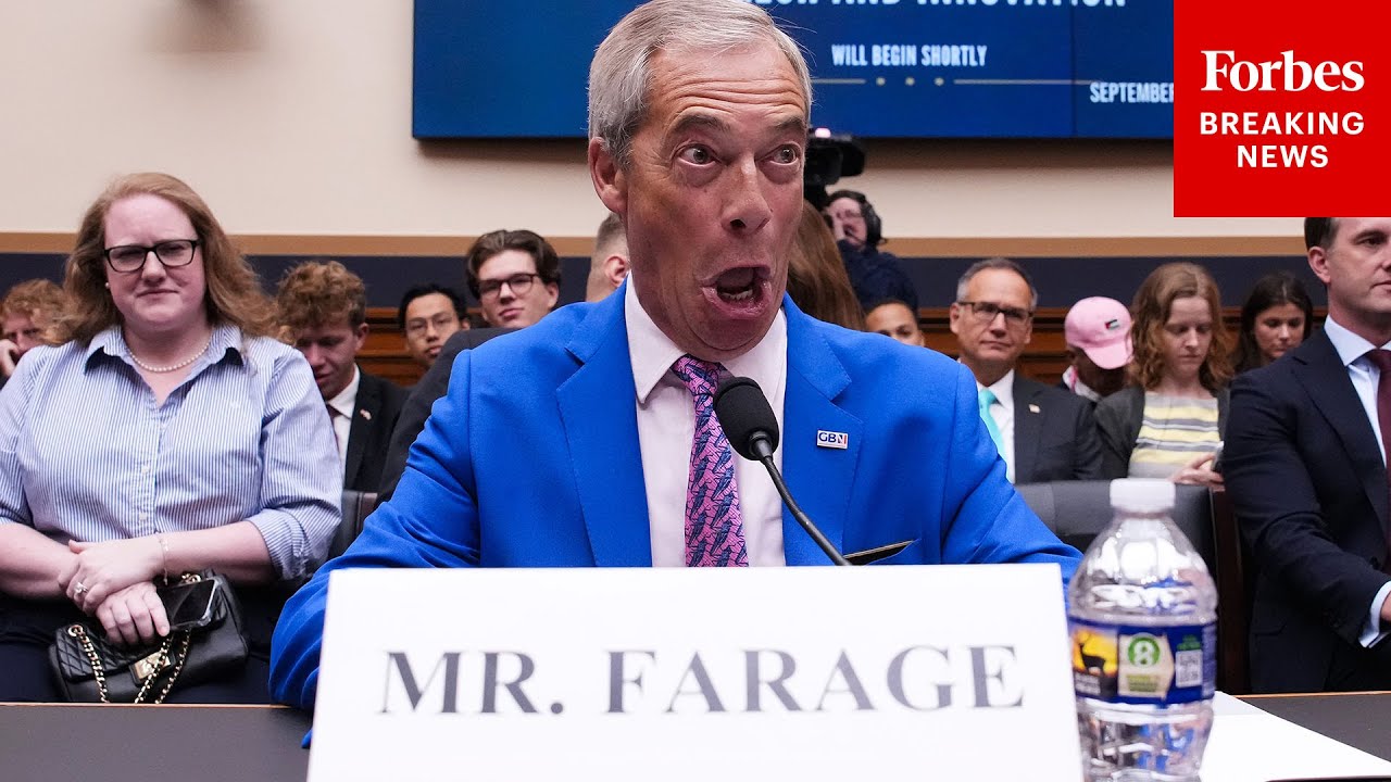 FULL HEARING: Nigel Farage Faces Democratic Fire During Judiciary Committee Hearing On Free Speech
