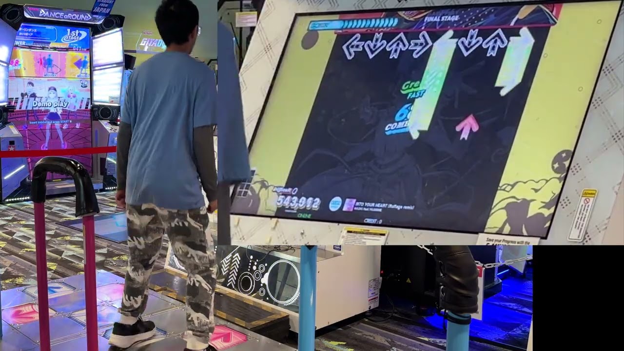 DDR WORLD (at Round1 Elizabeth): INTO YOUR HEART (Ruffage Remix) 🟥DP