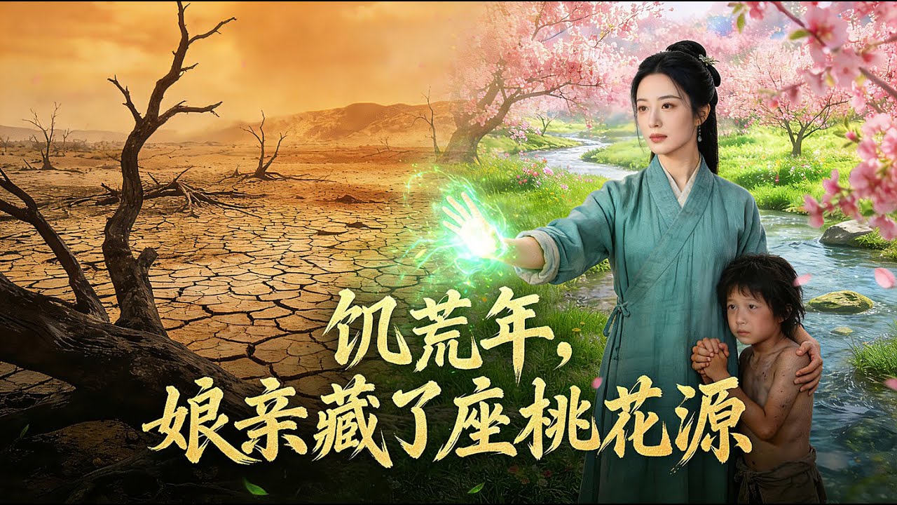【全集】💗  |饑荒歲月寡婦帶子艱難求生，竟私藏滿是果實的桃花源。誰知這片生機，是她用貞潔與惡魔換來的交易，村民發現後貪婪流言瞬間爆發！| 饑荒年，娘親藏了座桃花源