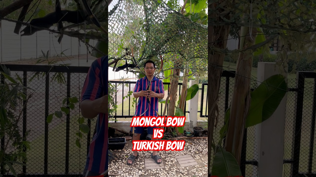 Mongol bow vs Turkish bow ธนูมองโกลและธนูตุรกี 