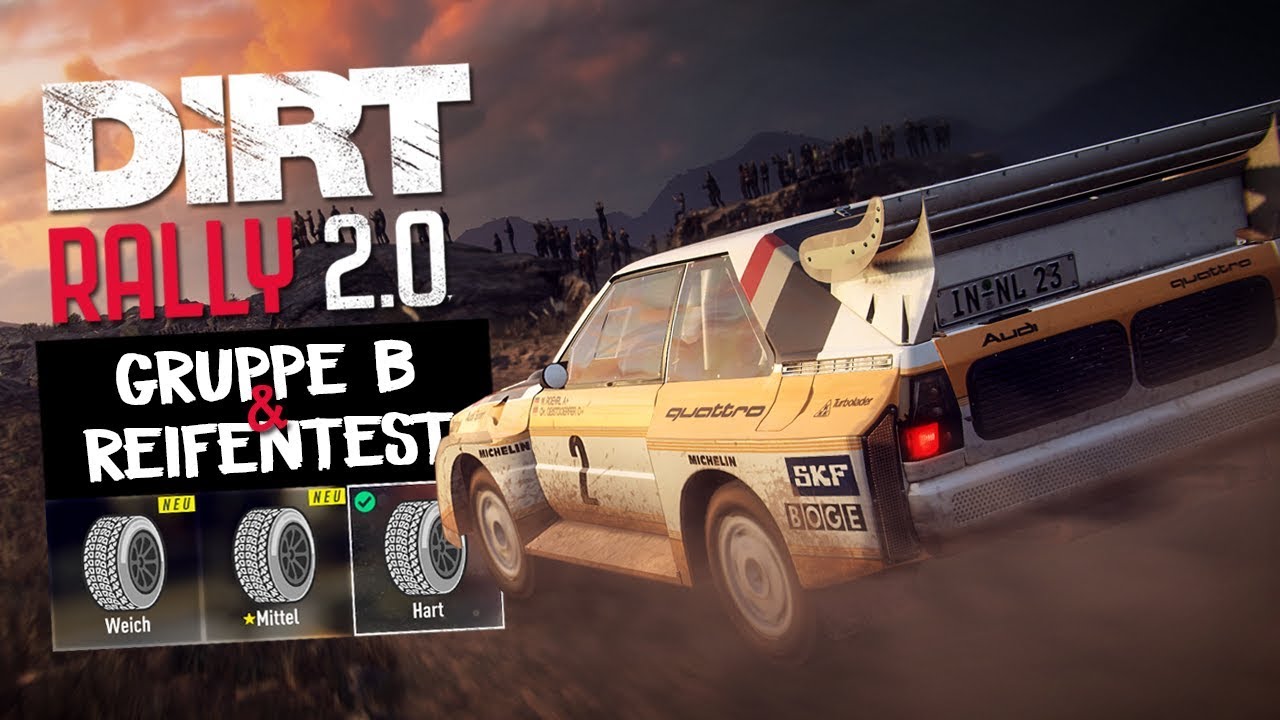 Reifentest im Audi Quattro S1 - Gruppe B [HD] Dirt Rally 2.0 German Gameplay Deutsch