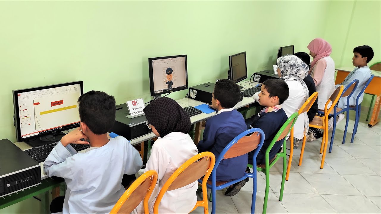 رواق الاعلاميات في يوم الأبواب المفتوحة التي نظمتها مدرسة الفتح الخاصة يوم  05  يونيو 2021