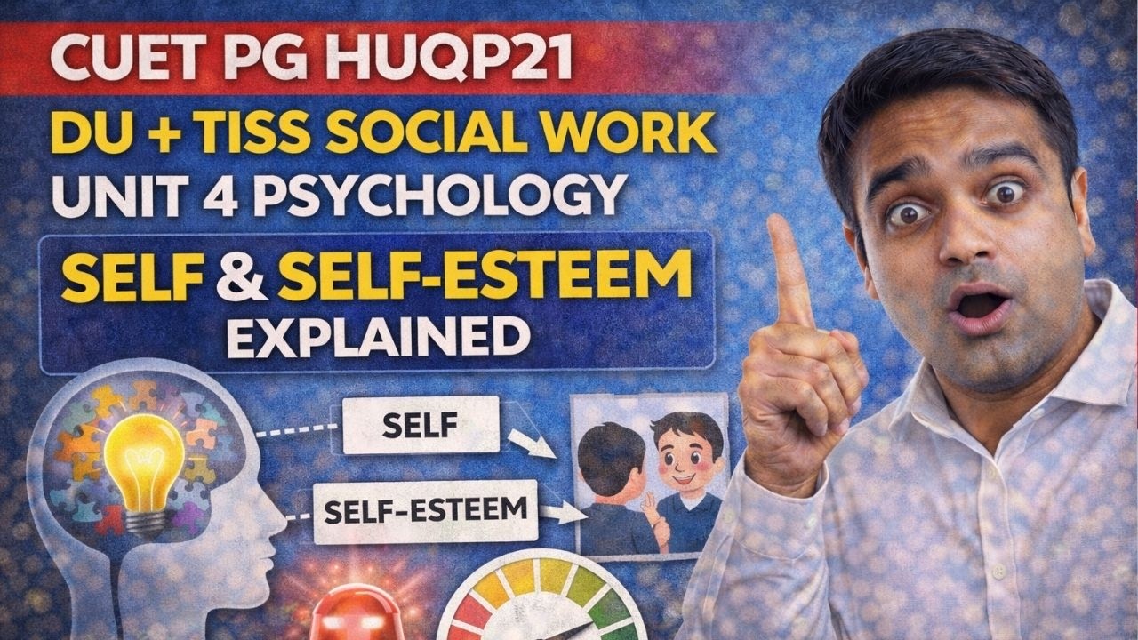 🚨 HUQP21 Psychology Most Important MCQs | CUET PG Social Work | Class 2 LIVE