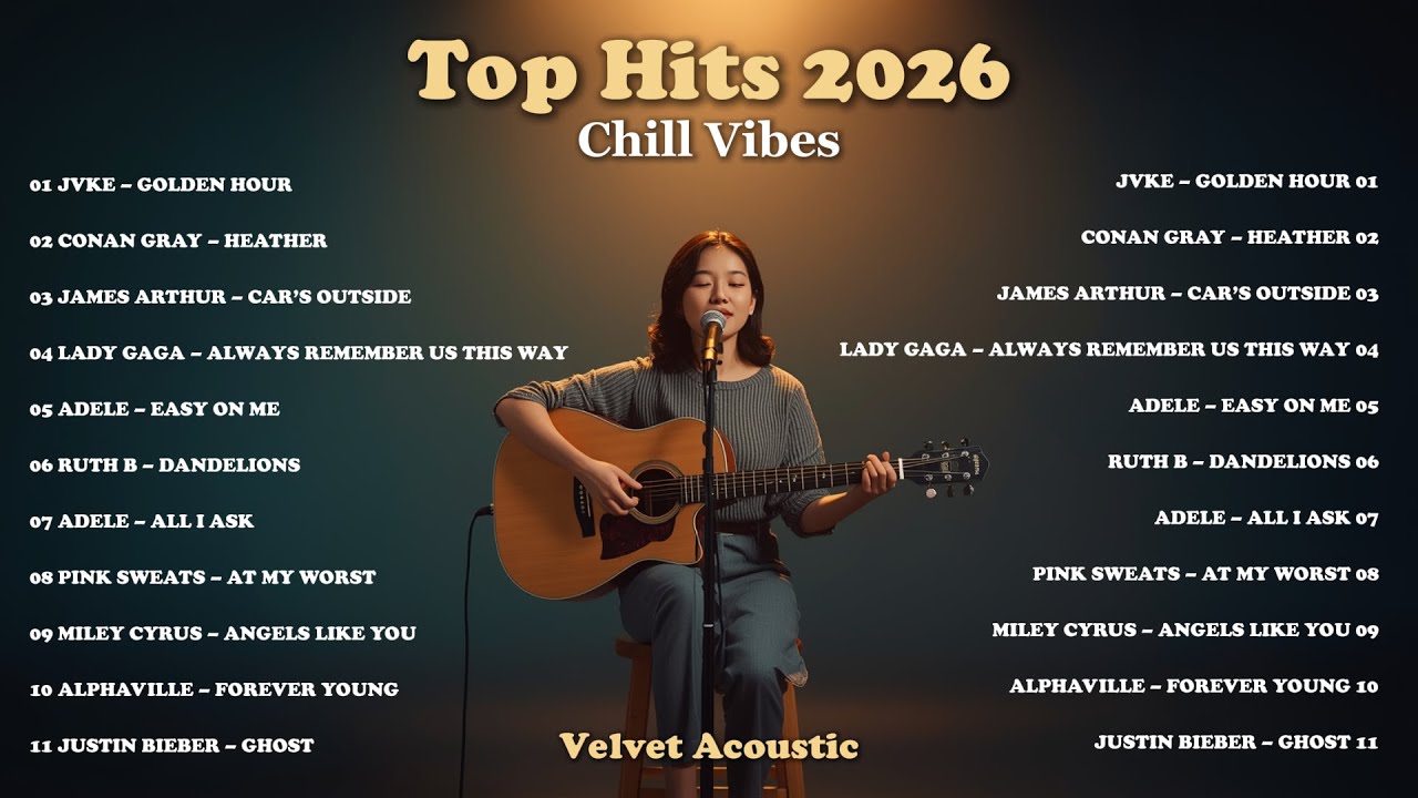 Top English Love Songs 2026 💗🎧 | Relaxing Acoustic Vibes ~ Golden Hour