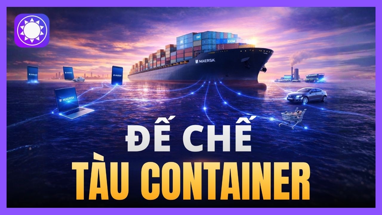 Tại sao mọi thứ bạn đang dùng đều có dấu chân của đế chế Maersk?