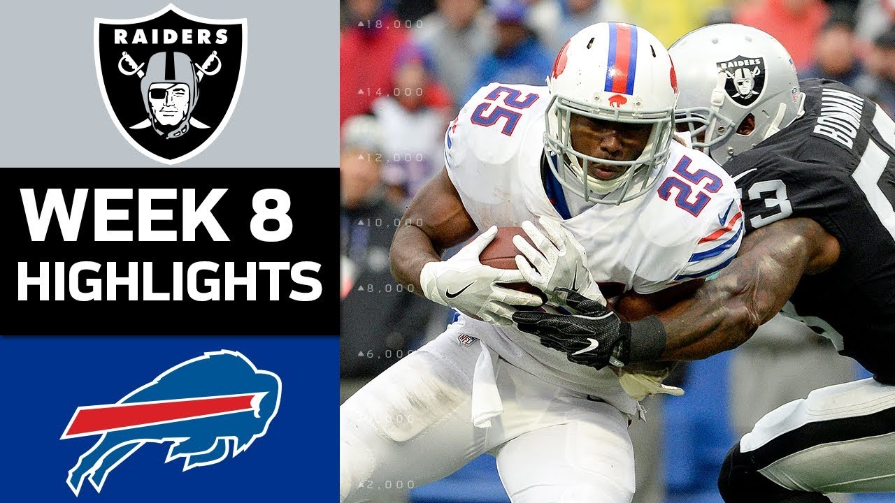 Raiders vs. Bills | NFL Week 8 Game Highlights
