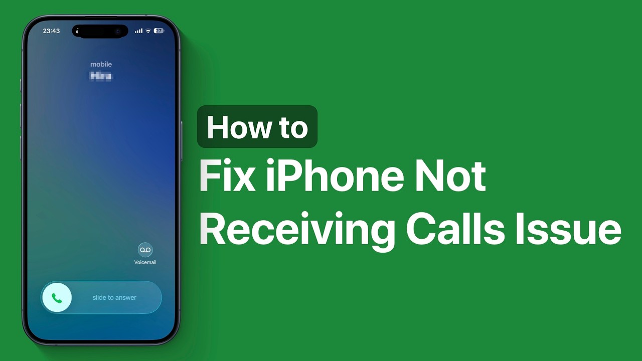 iPhone не принимает звонки? Быстро решите эту проблему.