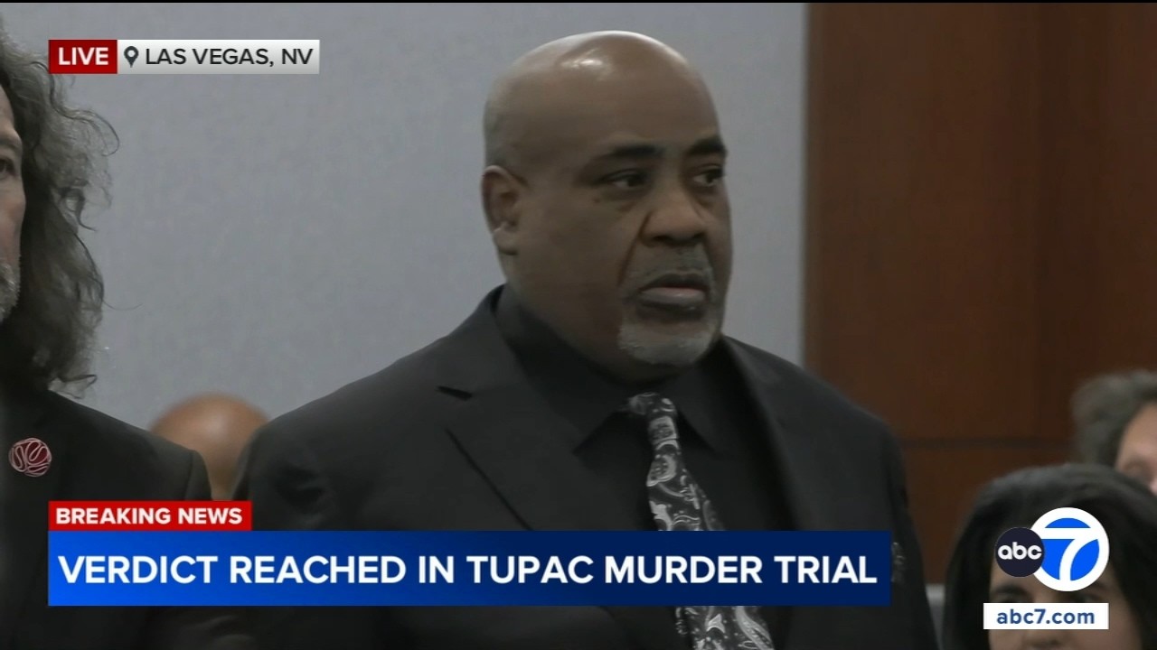 Jury convicts Duane Davis of first-degree murder for 1996 killing of Tupac Shakur