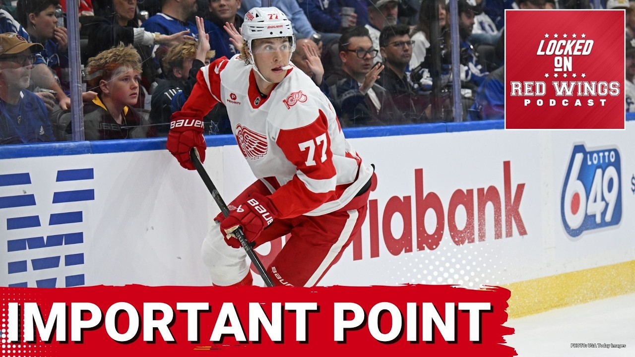 Important Point | Red Wings battle back in third for valuable OT point in Dallas