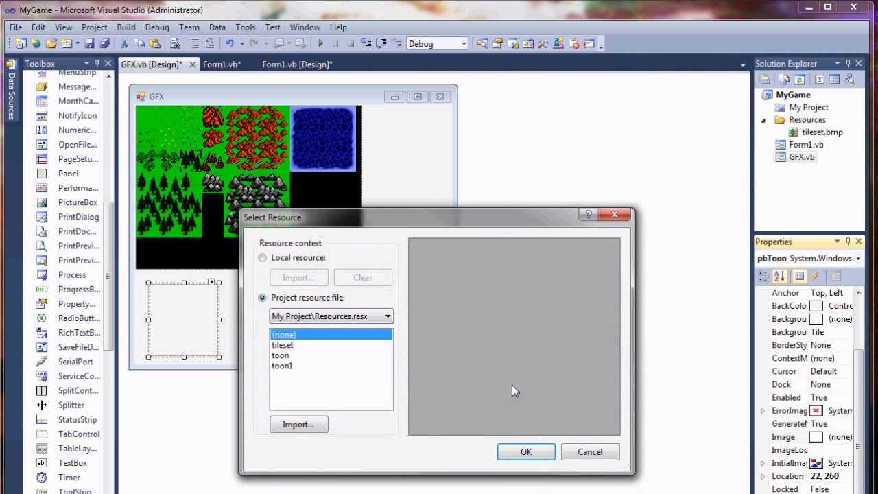 Visual Basic Game Programming Tutorial - Part 4 - Key Input and Character Movement