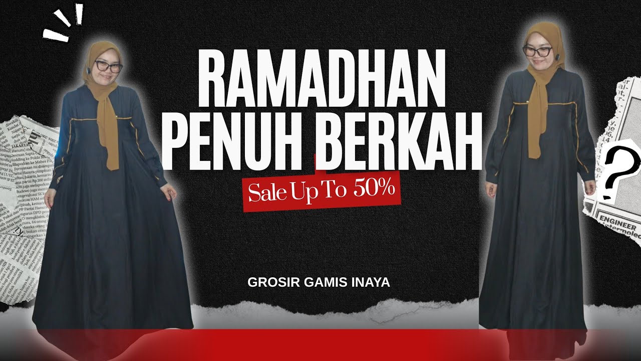 SALEE UP TO 50% RAMADHAN PENUH BERKAH🤲🏻😍 #fashion #gamismewah 