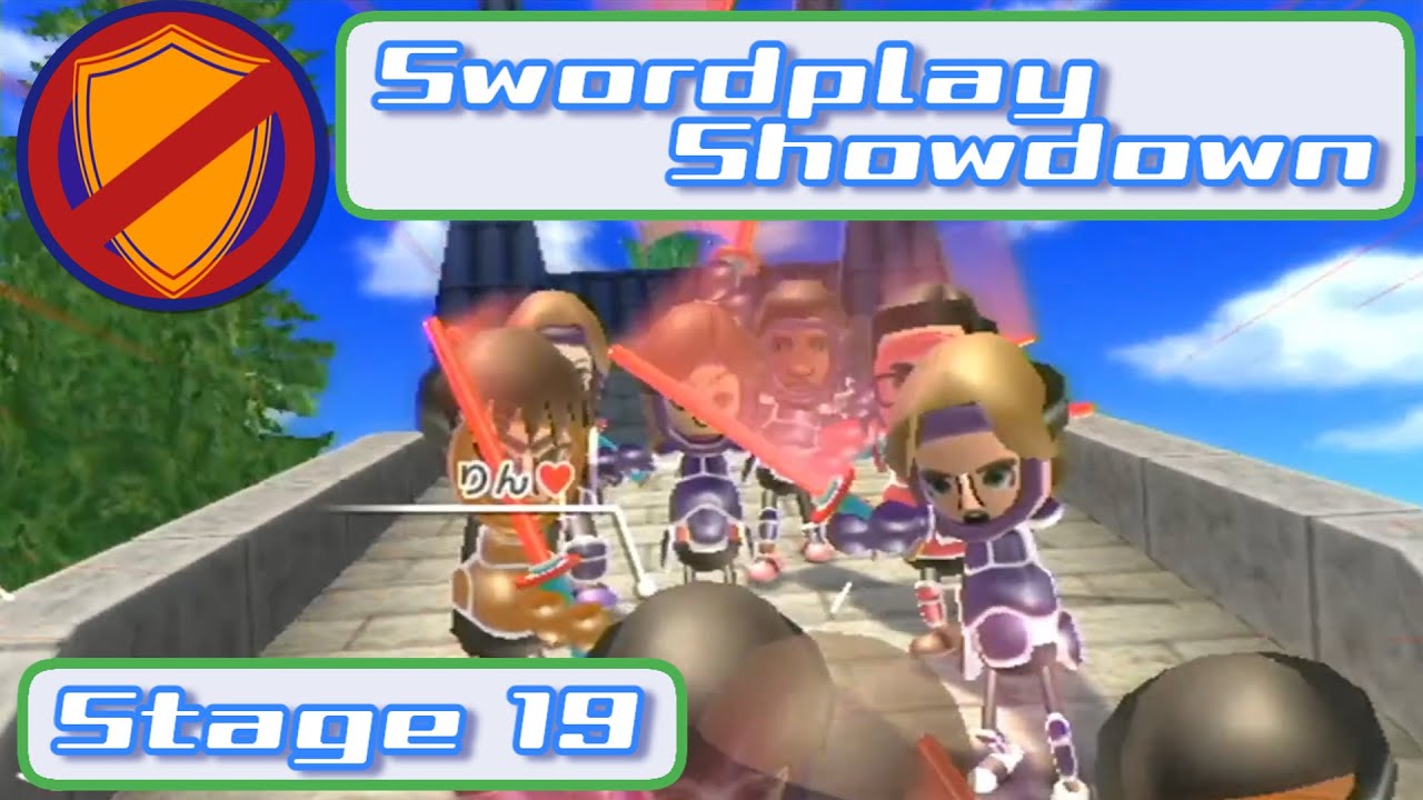 【Without defense】ガード禁止で行くチャンバラ組手 St.19（Wii Sports Resort）