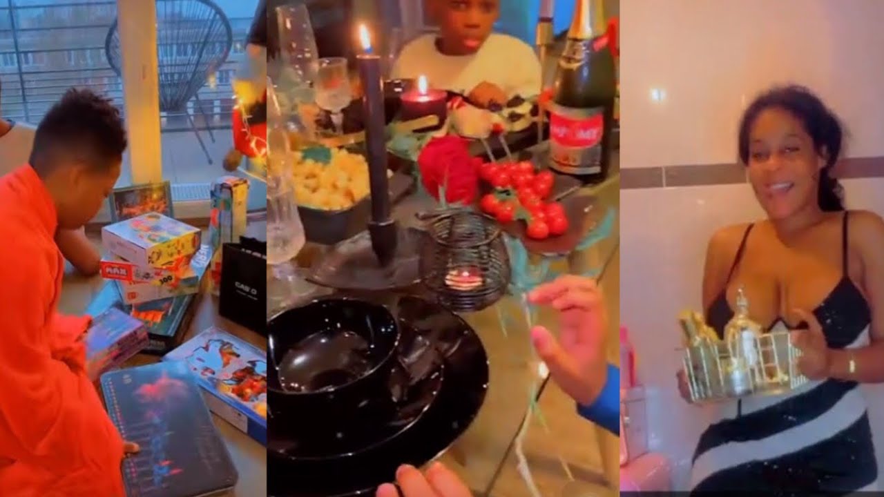 🛑Emmanuelle Keita avec ses enfants pour le réveillon de Noël 🎄🎁