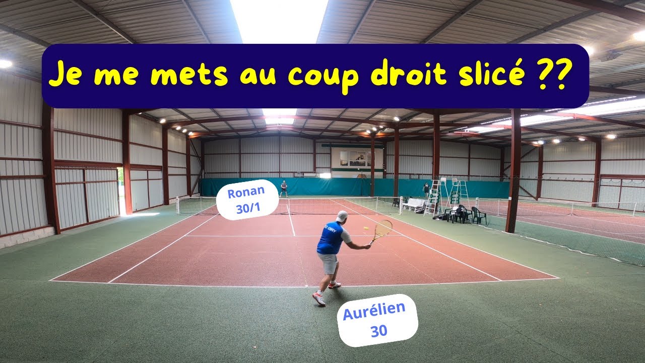 Tennis Amateur - Match  Officiel Ronan 30/1 VS Aurélien 30