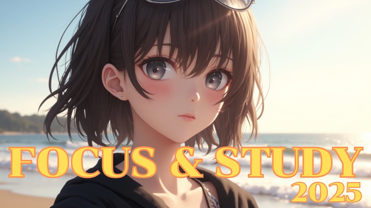🌊 Seaside Lofi Dreams Coffee Time Vol.3 | Ocean Sunset Chillhop for Focus, Study & Relax [1 Hour 4K]