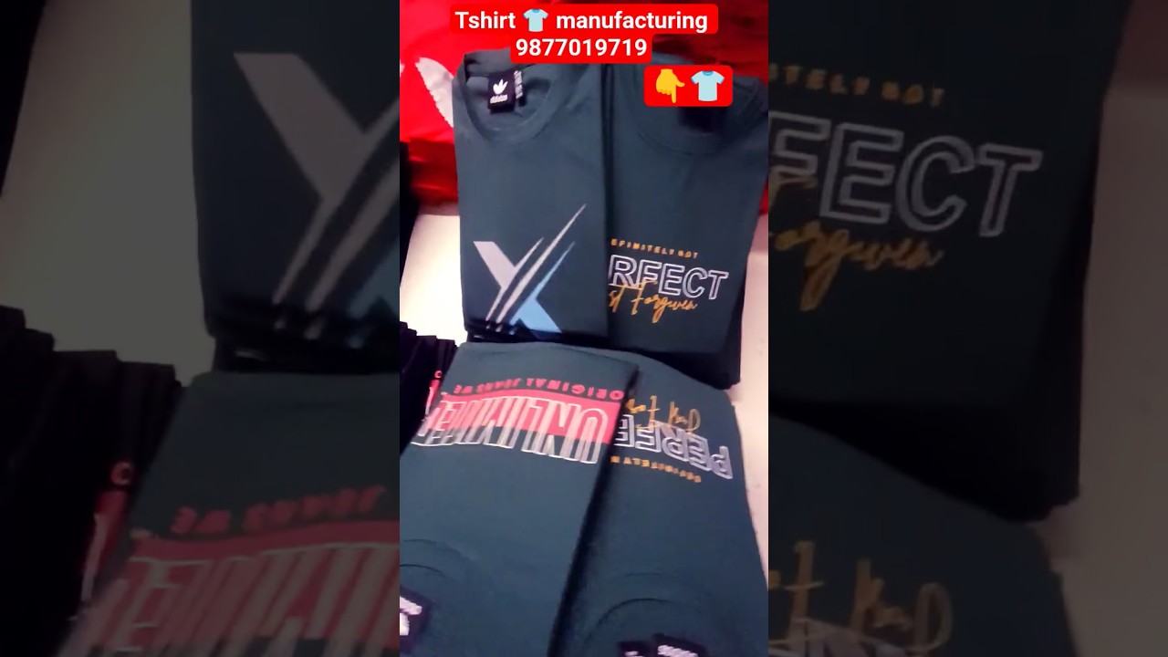 T-Shirt Manufacturing 👕 | India’s Garment Hub 🇮🇳Bulk T-Shirt 
