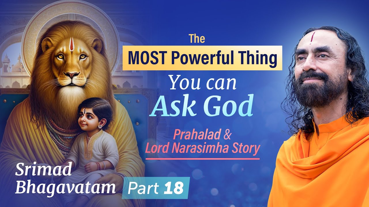 The MOST Powerful Thing You can Ask God - Prahalad & Narasimha Story | Holi 2025 lSwami Mukundananda