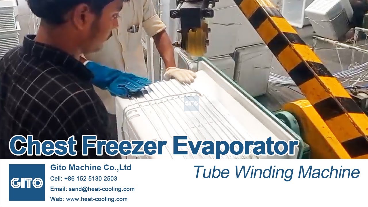 Evaporator Coil Tube Winding Machine for Chest Deep Freezer