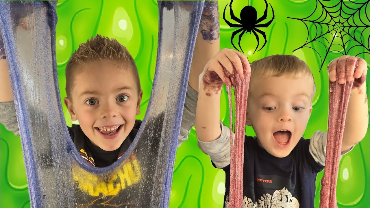 Fabrication de SLIME GÉANT pour Halloween !
