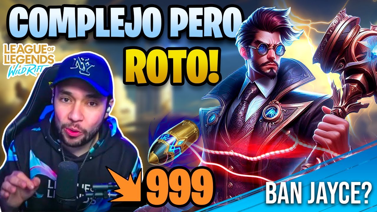 ¡CAMPEÓN MUY COMPLEJO PERO MUY FUERTE! - ¿CÓMO JUGAR JAYCE EN WILD RIFT? - GUÍA DE JAYCE WILD RIFT