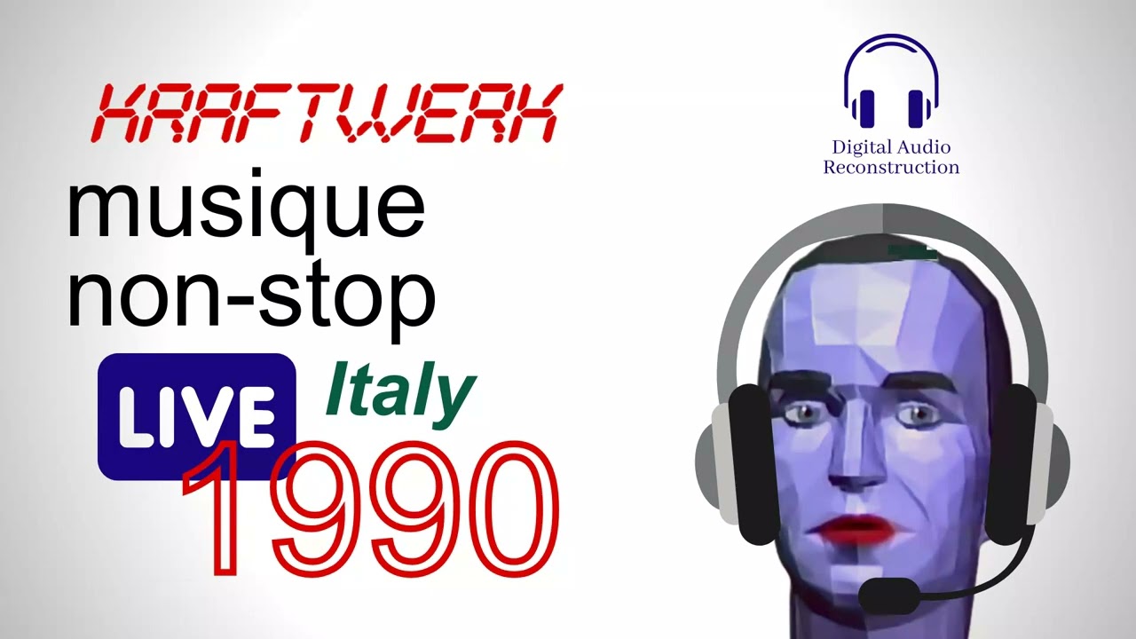 Kraftwerk Musique Non Stop Live Italy 1990 - COPtv Digital High-Quality Reconstruction