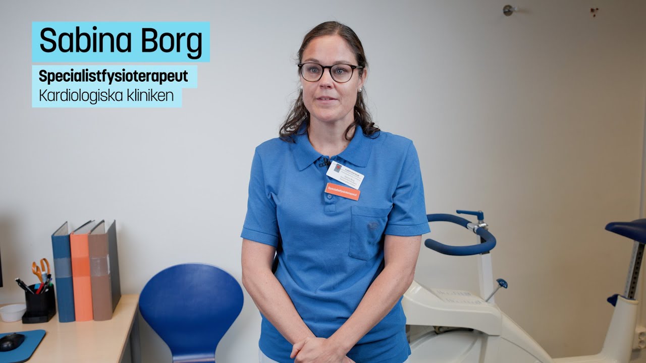 Fysioterapeut på kardiologen