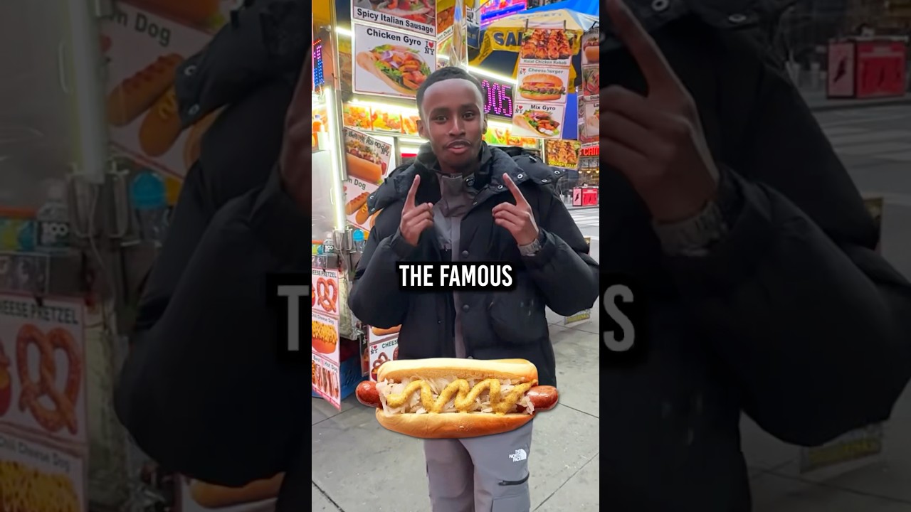 I&rsquo;ve Tried The Famous New York Hotdog 🌭🇺🇸