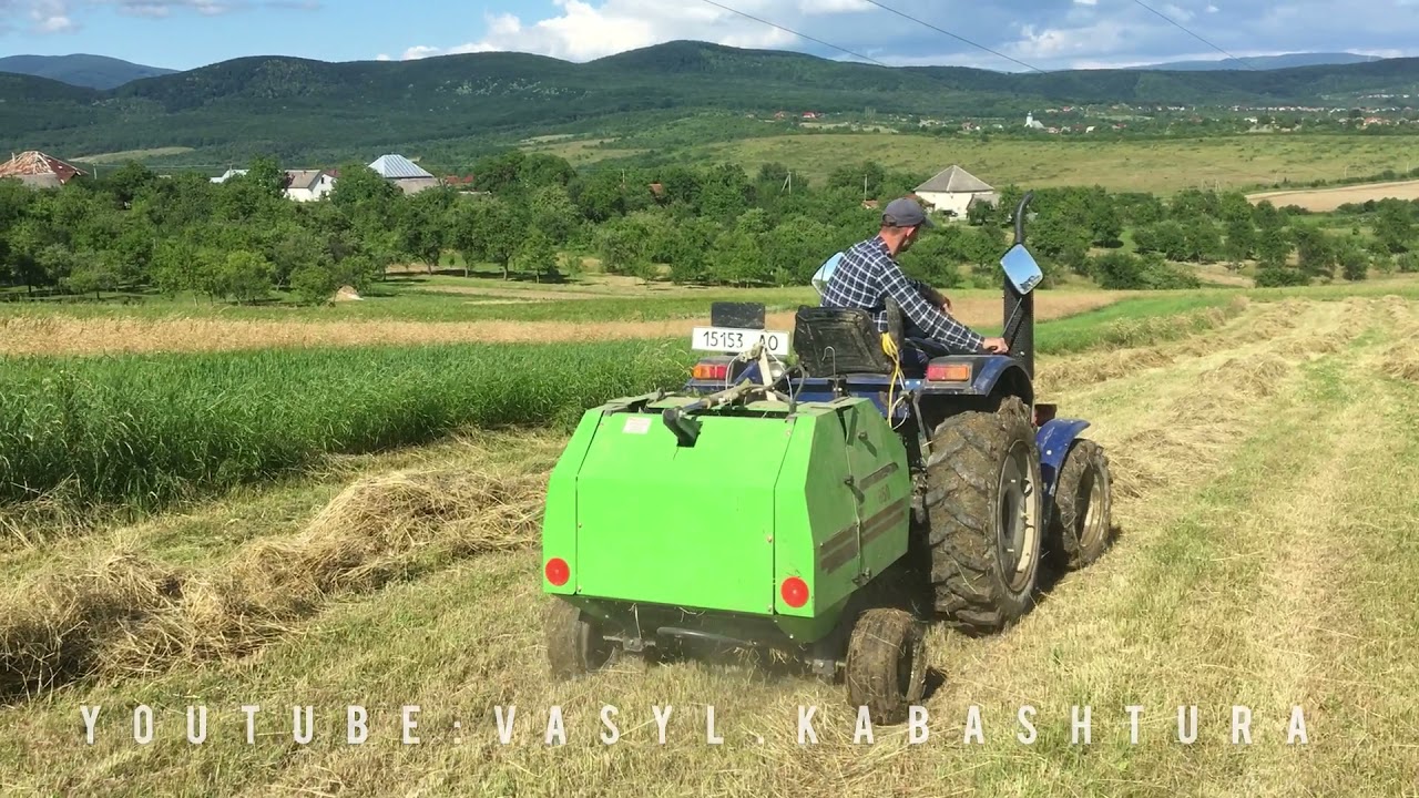 ДТЗ 5244 НРХ & рулонний прес підбирач RXY 80/50