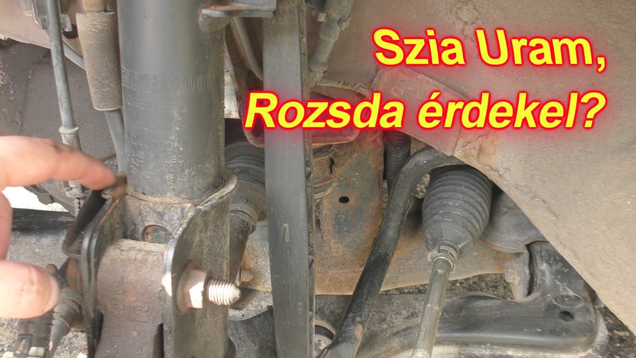 Alvázvédelem házilag - Újonc kerékjárati íveinek megpucolása - #rozsda #pucolas