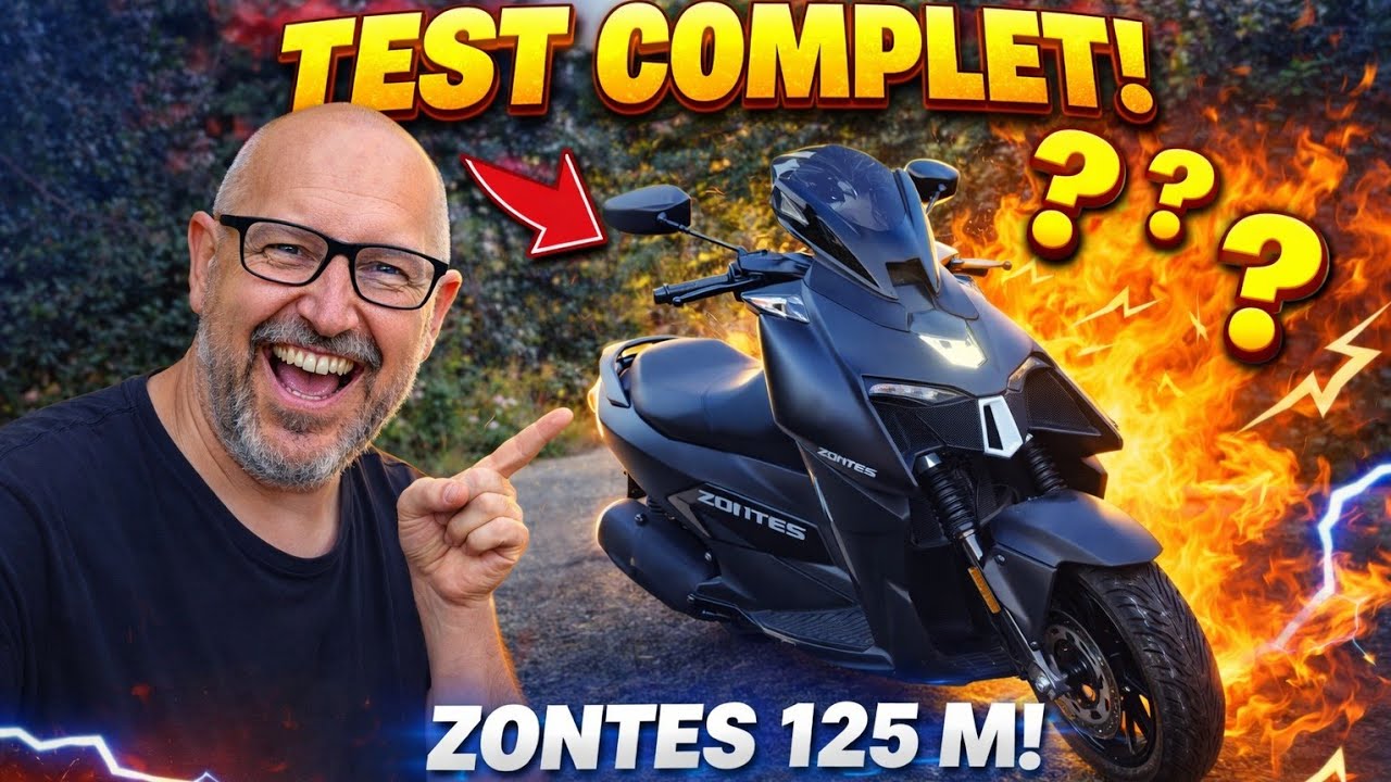 test du scooter 125 m de chez zontes