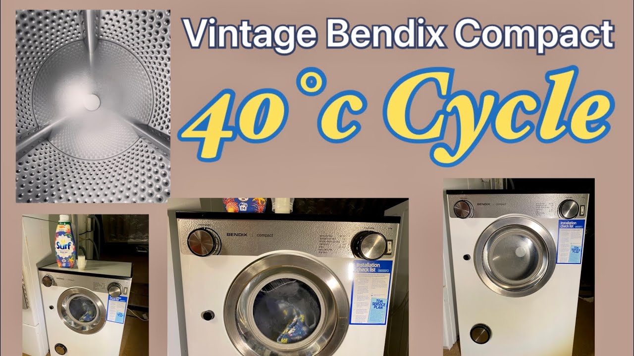Vintage &ldquo;Baby&rdquo; Bendix Compact, 40c Cycle @TheLaundryCentre @servisslimline